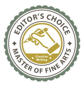 Editors Choice Best Master of Fine Arts Badge