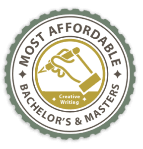 Most Affordable Bachelors and Master Programs for Creative Writing badge