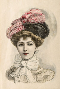 vintage french woman