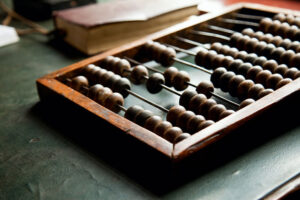 abacus on table