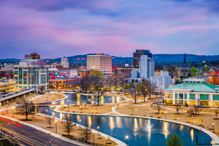 huntsville, alabama skyline