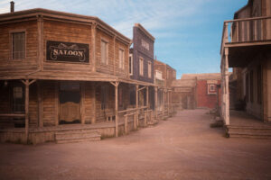 old western town