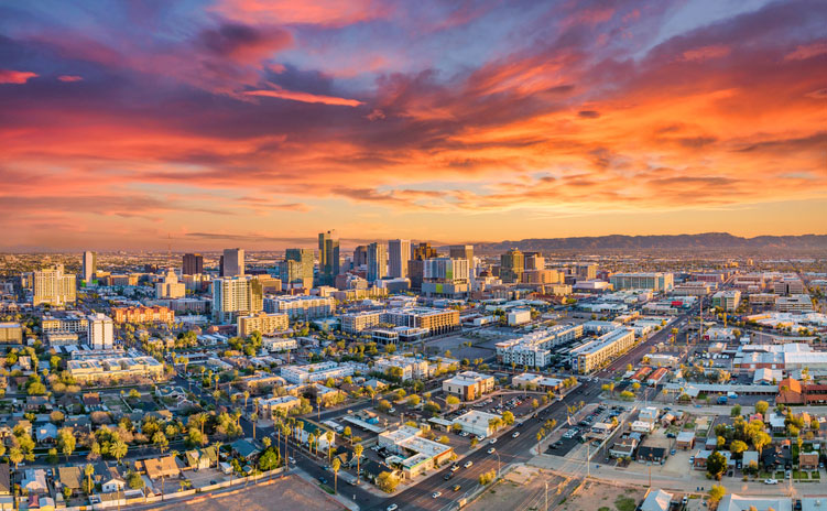 phoenix, arizona skyline
