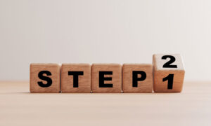 three steps